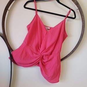 Twist Front High/Low Cami